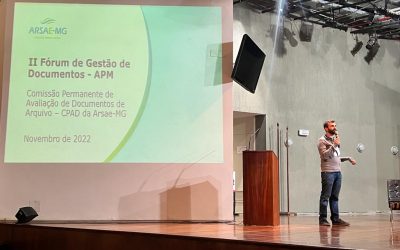 Arsae-MG participa do II Fórum Estadual de Gestão de Documentos promovido pelo Arquivo Público Mineiro